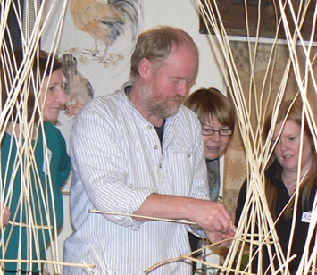 Willow Weaving and Willow Sculpture Days with Phil Bradley A Quirky workshop at Greystoke Cycle Cafe