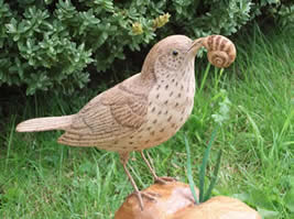 Click to see previous pic of Bird Whittling at Greystoke Cycle Cafe